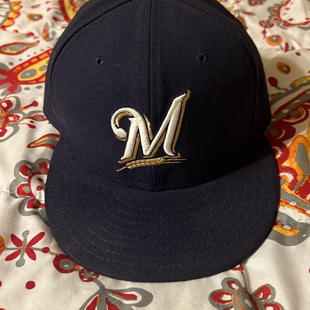 New Era Milwaukee Brewers fitted size 7 1/2